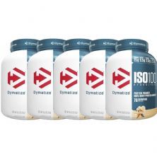 Kit 5X Iso 100 Whey Protein Isolado - 2300g Baunilha - Dymatize Nutrition