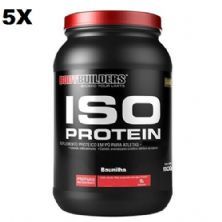 Kit 5X Iso Protein - 900g Baunilha - BodyBuilders