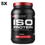 Kit 5X Iso Protein - 900g Morango - BodyBuilders
