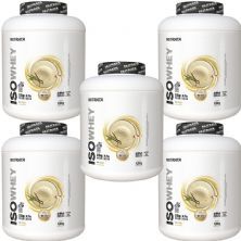 Kit 5X Iso Whey - 1800g Baunilha - Nutrata