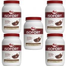 Kit 5X Isofort - 900g Chocolate - Vitafor