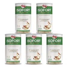 Kit 5X Isofort Plant - 450g Banana Com Canela - Vitafor