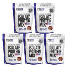 Kit 5X Isolate Protein Mix - 900g Refil Chocolate Ao Leite - ProFit