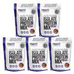 Kit 5X Isolate Protein Mix - 900g Refil Chocolate Ao Leite - ProFit