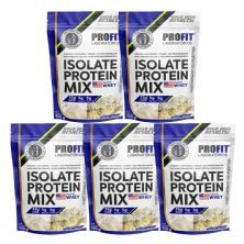 Kit 5X Isolate Protein Mix - 900g Refil Leite Nino - ProFit