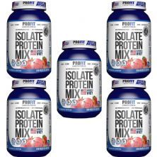 Kit 5X Isolate Protein Mix -  907g Morango - Profit