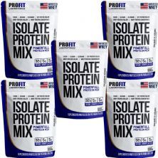 Kit 5X Isolate Protein Mix Refil - 900g Banana com Canela - ProFit