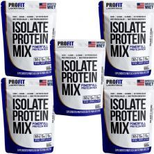 Kit 5X Isolate Protein Mix Refil - 900g Baunilha - ProFit