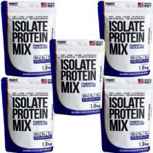 Kit 5X Isolate Protein Mix Refil Stand-Up - 1.800g Chocolate ao Leite - ProFit