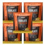 Kit 5X Isolate Protein Zero Lactose - 1 Sach� de 30g P�ssego e Manga - New Millen