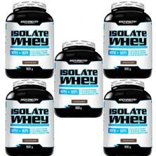 Kit 5X Isolate Whey  - 900g Chocolate - Body Nutry