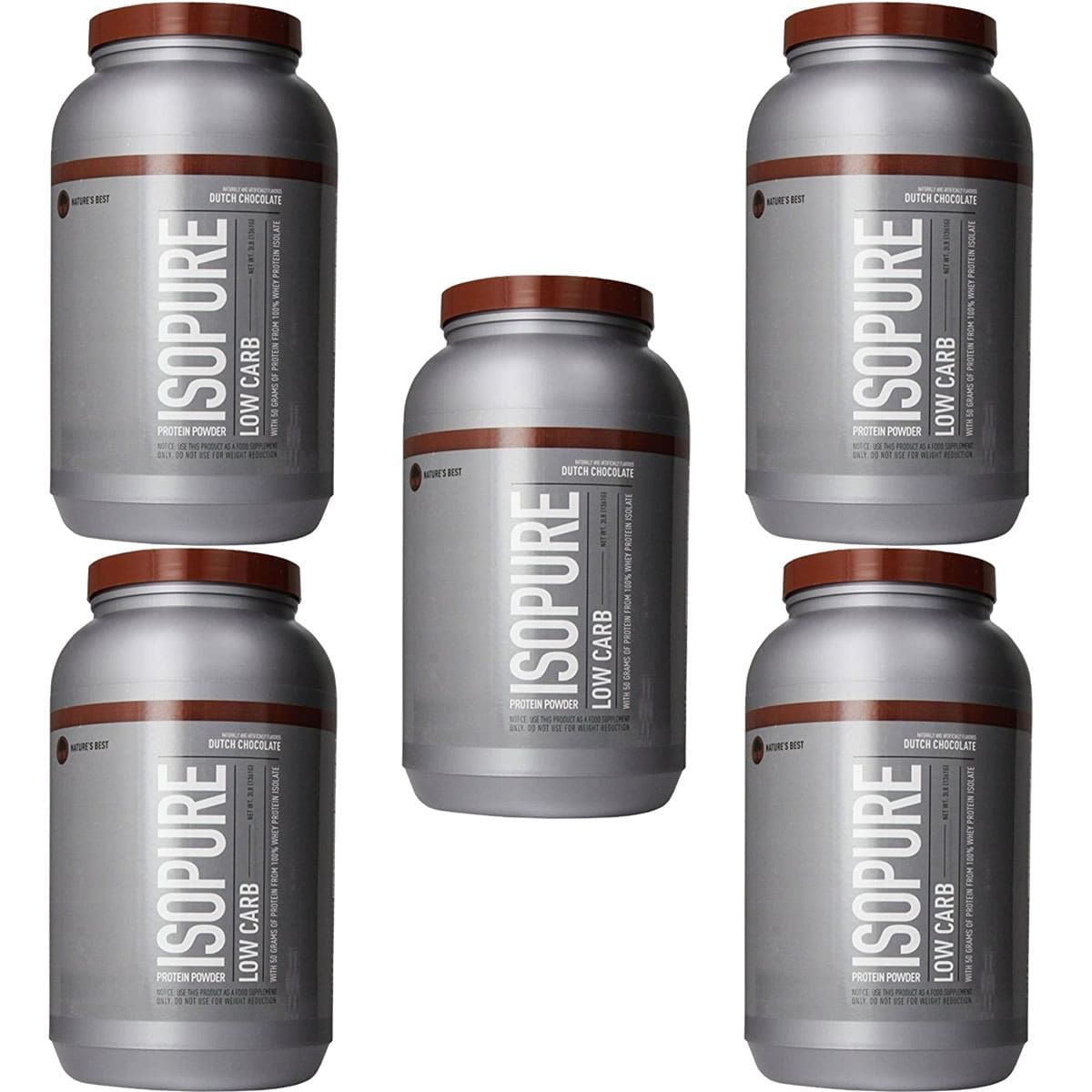 Kit 5X ISOPURE Low Carb - 1361g Chocolate - Nature�s Best