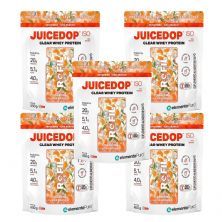 Kit 5X JuiceDop X - Refil 450g Tangerina Com Ch� Branco - ElementoPuro
