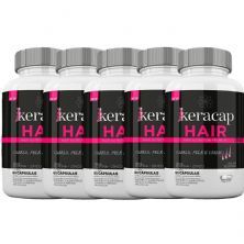 Kit 5X Keracap Hair - 60 C�psulas - Nutrends