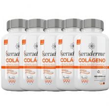 Kit 5X Keraderme Col�geno Verisol - 120 C�psulas - Nutrends