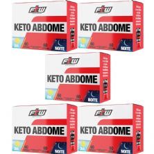 Kit 5X Keto Abdome AM/PM - 120 C�psulas - FTW