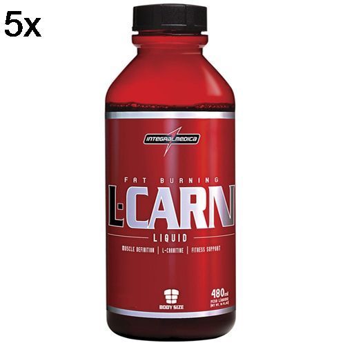 Kit 5X L-Carn Liquid - 480ml Tangerina - IntegralM�dica
