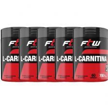 Kit 5X L-Carnitina - 60 C�psulas - FTW