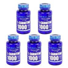 Kit 5X L-carnitina - 60 Tablets - Canibal
