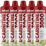 Kit 5X L-Carnitine 3000 - 960ml Lim�o, Ch� Verde e Gengibre - Atlhetica Nutrition