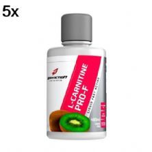 Kit 5X L-Carnitine Pure 2000 Pro-F - 480ml Kiwi - BodyAction