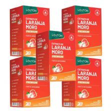 Kit 5X Laranja Moro Premium - 60 C�psulas - Lauton Nutrition