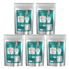 Kit 5X Leite de Coco em P� - 1000g Natural - Santo �leo