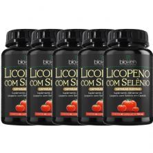Kit 5X Licopeno e Sel�nio - 60 C�psulas - Bioklein