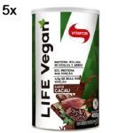 Kit 5X Life Vegan - 450g Cacau - Vitafor
