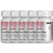 Kit 5X Line Filler Hialur�nico - 60 C�psulas - Dux Nutrition