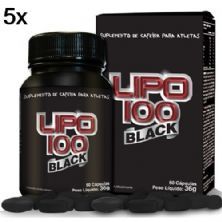 Kit 5X Lipo 100 Black - 60 C�psulas - Intlab