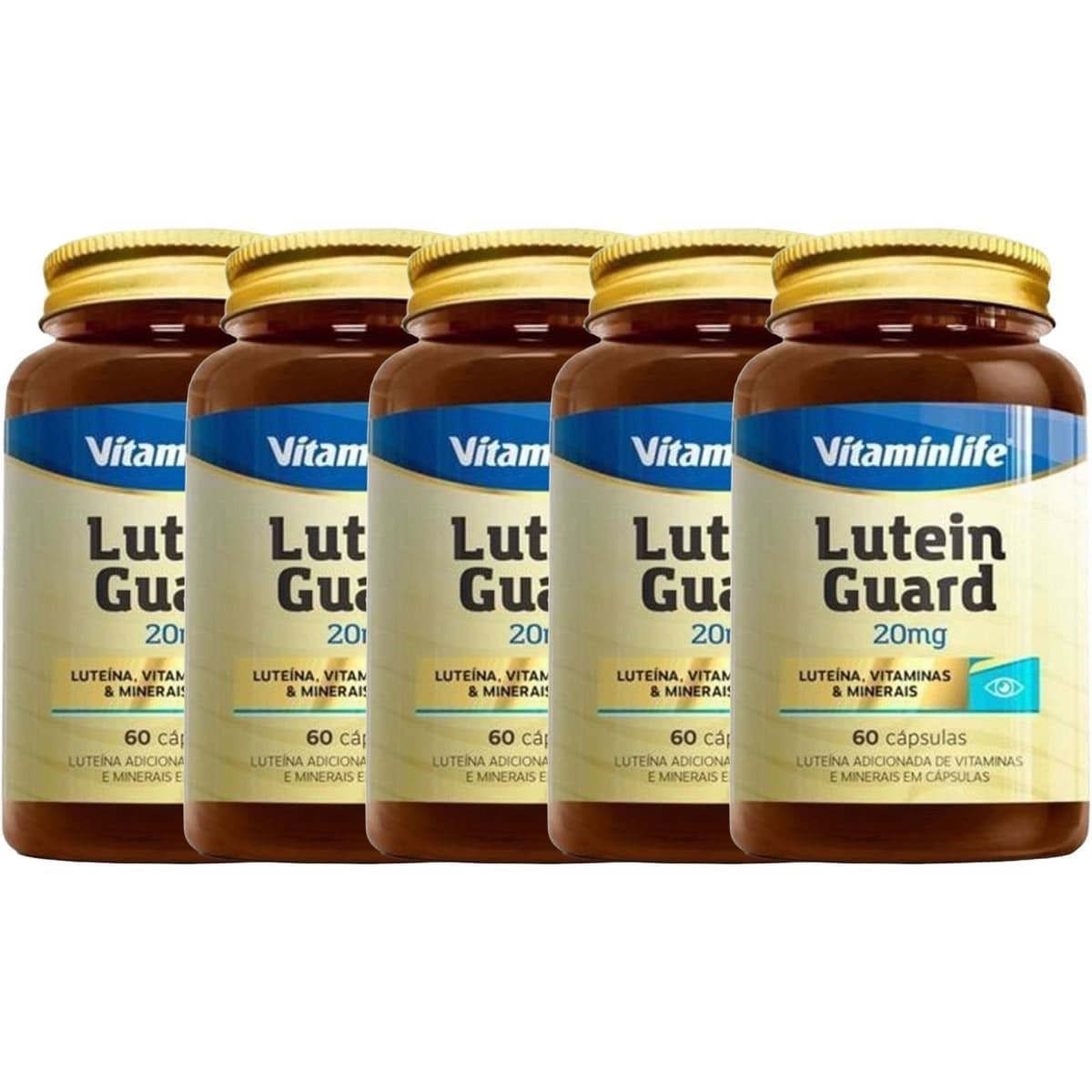 Kit 5X Lutein Guard - 60 C�psulas - VitaminLife