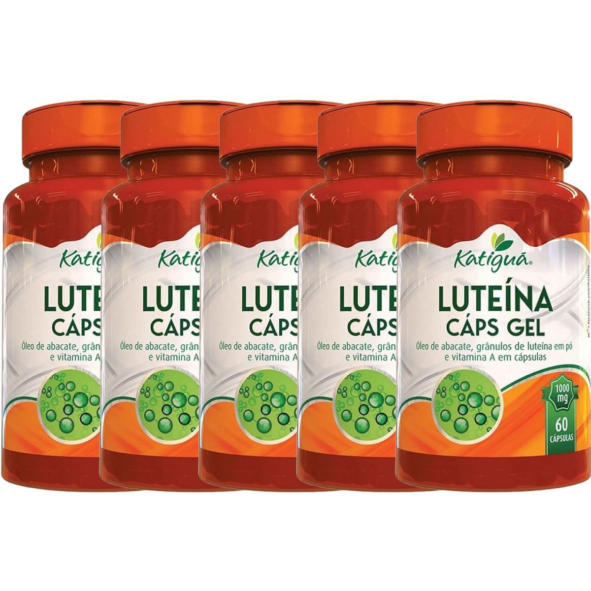 Kit 5X Luteina Caps Gel - 60 C�psulas - katigu�