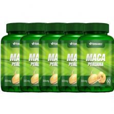 Kit 5X Maca Peruana -  60 C�psulas - Herbamed