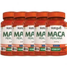 Kit 5X Maca Peruana - 60 C�psulas - Katigu�