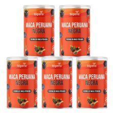Kit 5X Maca Peruana Negra em P� - 150g - Bigens
