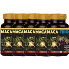 Kit 5X Maca Peruana Trio - 60 C�psulas - Color Andina