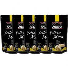 Kit 5X Maca Peruana Yellow - 100g - Color Andina