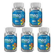Kit 5X Magliv Vitaminas 740mg - 60 C�psulas - Nutrends