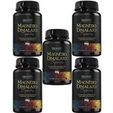 Kit 5X Magn�sio Dimalato - 60 C�psulas - Bioklein