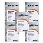 Kit 5X Magnesio Dimalato D3 + K2 - 60 C�psulas - Katigu�