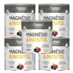 Kit 5X Magnesio & Inositol - 210g Frutas Vermelhas - Body Action