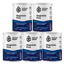 Kit 5X Magn�sio Plus - 180 C�psulas - Ocean Drop