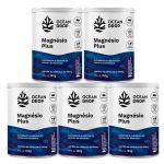 Kit 5X Magn�sio Plus - 180 C�psulas - Ocean Drop