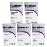 Kit 5X Magn�sio Quelato + L-Triptofano + Melatonina - 60 C�psulas - Katigu�