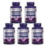 Kit 5X Magn�sio Tri Complex - 60 C�psulas - Sanavita