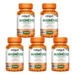 Kit 5X Magn�sio Tripla Fonte - 60 C�psulas - Katigu�