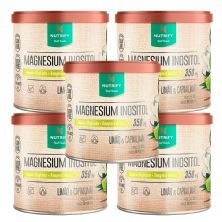 Kit 5X Magnesium Inositol - 300g Lim�o e Capim Lim�o - Nutrify