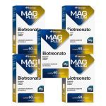 Kit 5X MagPlus Biotreonato - 60 C�psulas - Herbamed