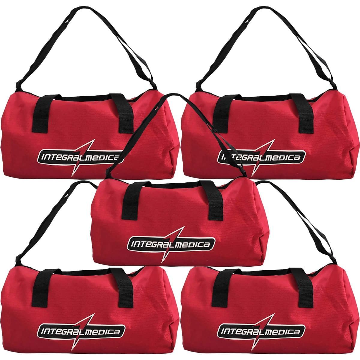 Kit 5X Mala Nylon #Integralteam - Vermelha  - IntegralM�dica